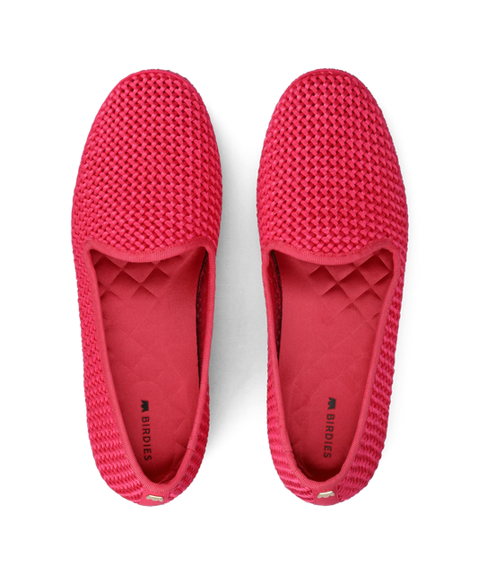 The Heron - Hot Pink Woven Satin