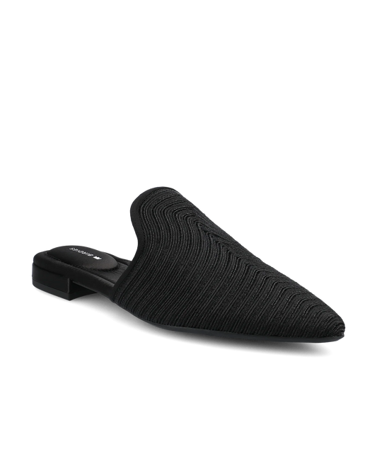 The Goldfinch 15 Mule - Black Braiding