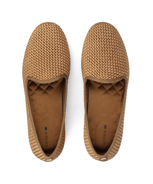 The Heron - Gold Woven Satin