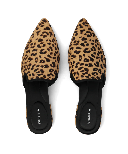 The Goldfinch 15 Mule - Leopardprint Haircalf
