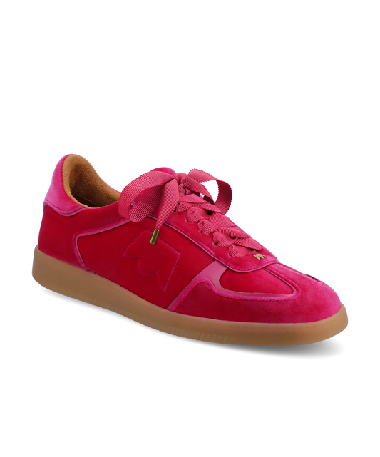 The Jay Sneaker - Hot Pink Velvet
