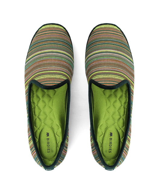 The Heron - Royal Green Multi Stripe Grosgrain