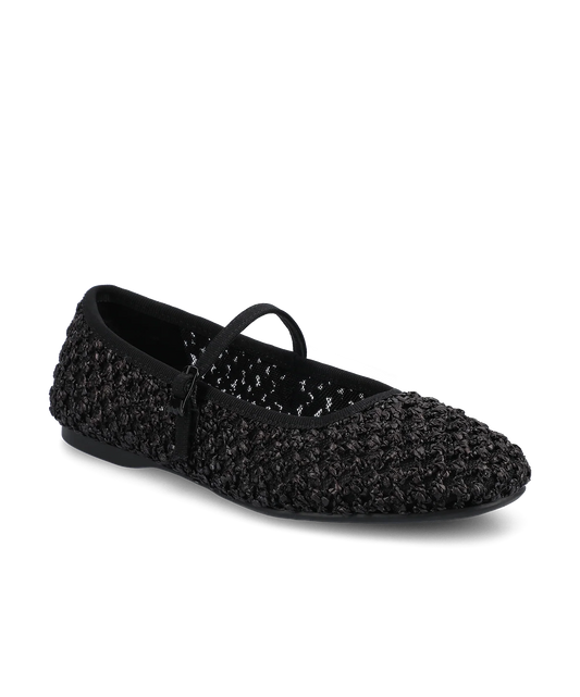The Hummingbird Mary Jane - Black Openweave