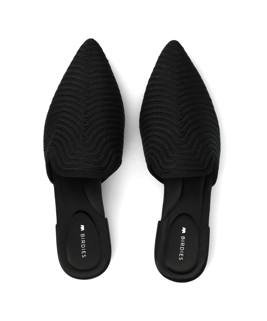 The Goldfinch 15 Mule - Black Braiding