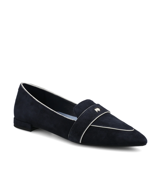 The Sparrow Loafer - Navy Suede