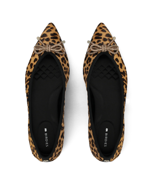 The Goldfinch 15 Jewel Bow - Leopardprint Haircalf