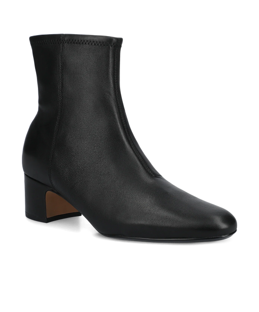 The Starling 50 Bootie - Black Stretch Leather